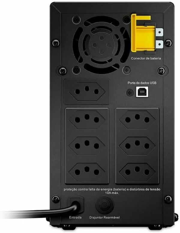 NoBreak APC BACK-UPS 1500VA Bivolt Preto - Imagem 5