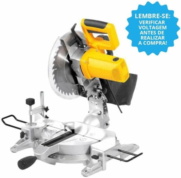 Serra Meia Esquadria 10" 1800 Watts com Braço Telescópico SEV1810T Vonder - Imagem 3