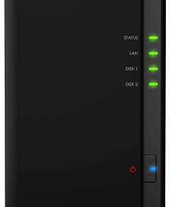 Servidor NAS DiskStation 2 Baias Synology HD Externo Preto