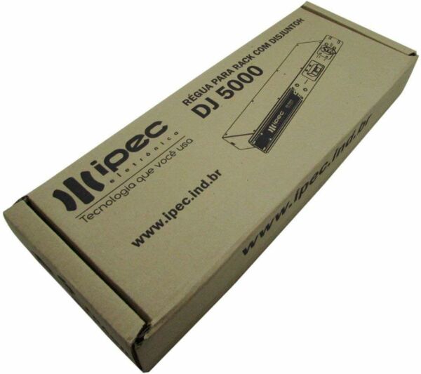 Filtro De Linha Régua Rack Com Disjuntor 20a Ipec Mod Dj 5000 - Imagem 6
