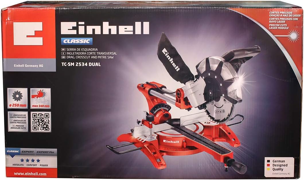 Serra Esquadria Telescópica Dupla Inclinação 2100w - Einhell - Imagem 7