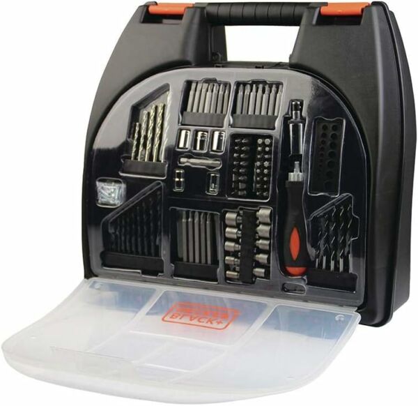 Parafusadeira / Furadeira à Bateria 12V BIVOLT CD121K100 c/ Kit 100 Peças BLACK & DECKER - Imagem 4