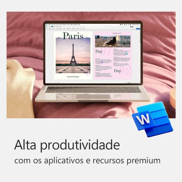 Microsoft Office 365 Family Office 365 Apps 1TB na Nuvem Até 6 Usuários Assinatura Anual Nova Versão - Imagem 3