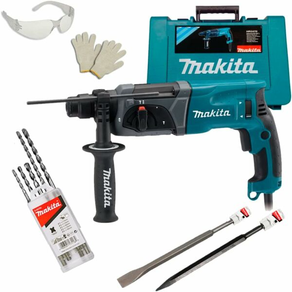 Martelete Combinado 24mm c/Encaixe SDS PLUS 800 Watts - HR2470 - Makita - Imagem 6