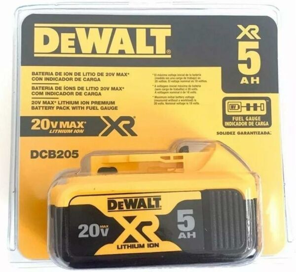 Bateria De Ion Lition 20v Max 5.0 Ah - Dcb205 - Dewalt - Imagem 3