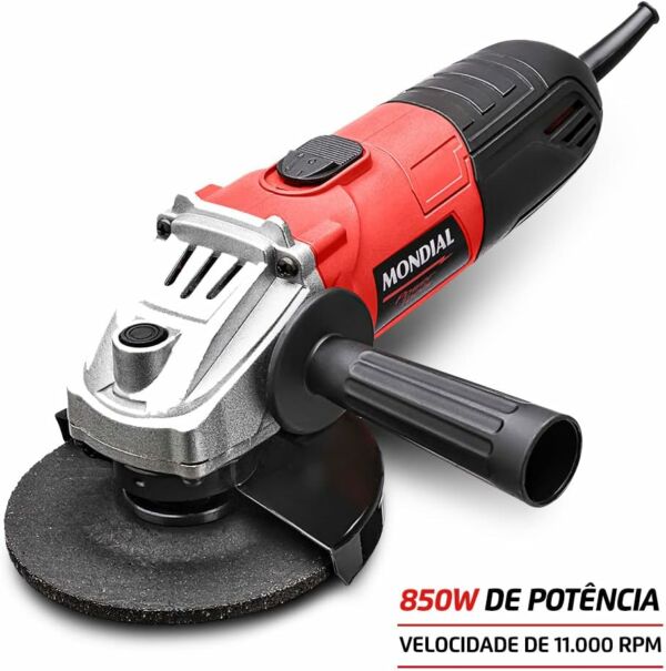 Esmerilhadeira Angular 4.1/2" 660 Watts - FES-02 - Mondial - Imagem 6