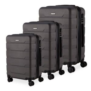 Conjunto De Malas em ABS 3 Peças (P, M, G) Com 4 Rodas 360° - Portinari - Vita