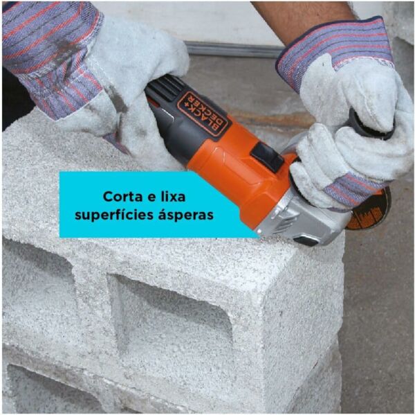 Esmerilhadeira 4 1/2 - G650 127v - Black Decker - Imagem 4