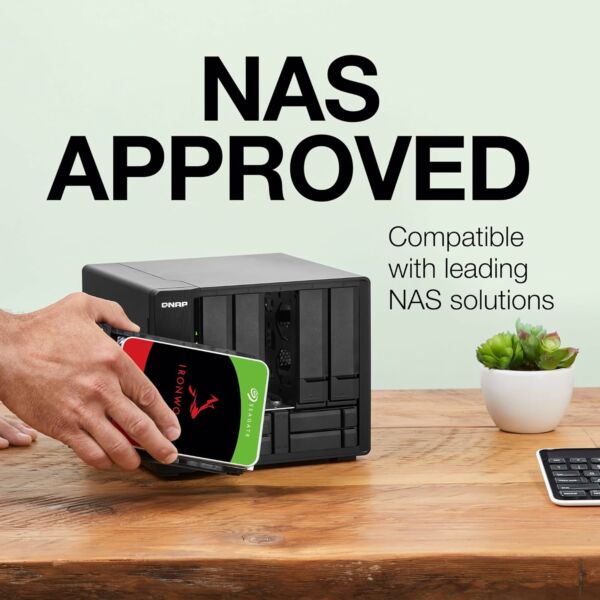 HD 3,5 Seagate Ironwolf Nas 12 TB Sata 6 GBS 7200 RPM 256 MB - Imagem 3