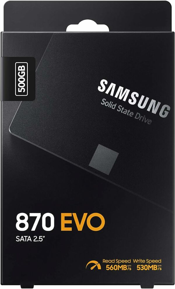 HD SSD Samsung 870 Evo 500GB Sata 3 Interno - Imagem 2