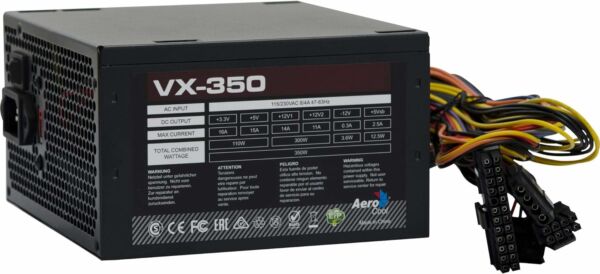 Fonte de Alimentação ATX 350w VX-350 Preto Aerocool - Imagem 4