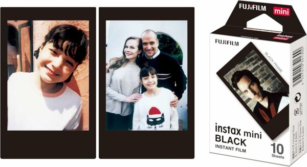 Filme Instax Color 3 Packs com 10 Poses, Fujifilm, Sky Blue, Rainbow e Black - Imagem 6