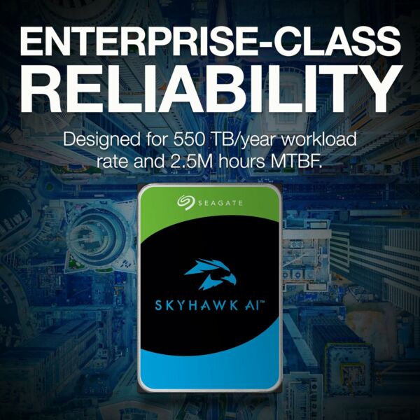 HD Seagate SKYHAWK AI 12TB Seguranca Vigilancia SATA 6GB/S 7200 RPM  - Imagem 7