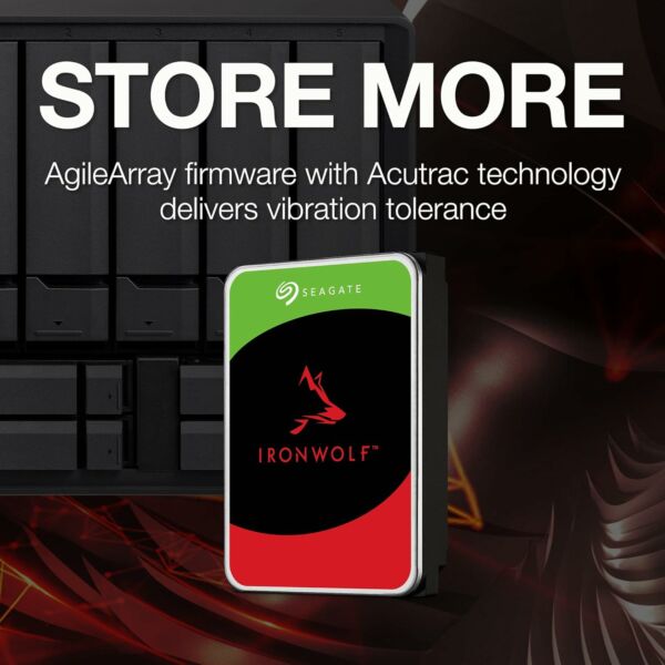 HD 3,5 Seagate Ironwolf Nas 12 TB Sata 6 GBS 7200 RPM 256 MB - Imagem 6