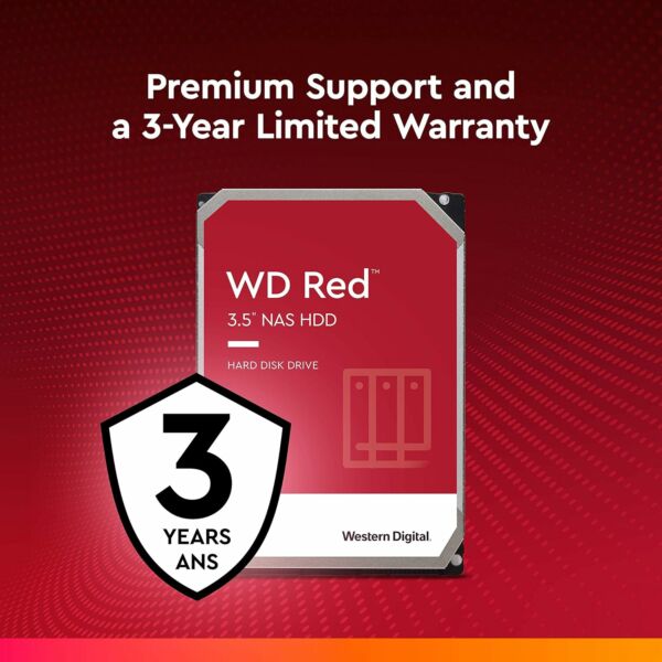 HD Interno Western Digital Red 4TB NAS RED SATA 64MB 3.5 5400 RPM - Imagem 4