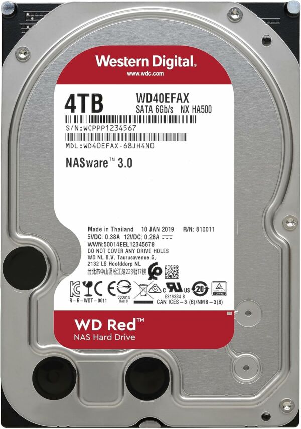 HD Interno Western Digital Red 4TB NAS RED SATA 64MB 3.5 5400 RPM - Imagem 6