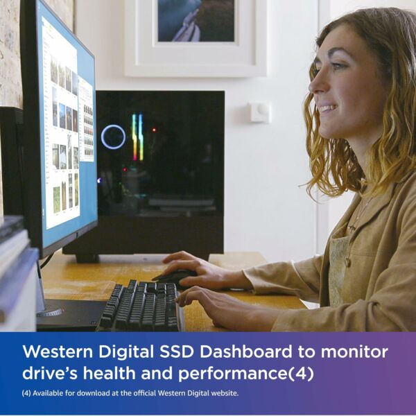 HD SSD WD Western Digital SN580 2TB NVMe M.2 SATA III Blue Leitura 4150MB/s e Gravação 4150MB/s - Imagem 5