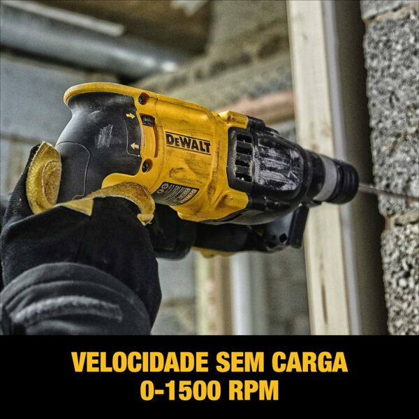 Martelete Rompedor SDS Plus de 1" (26mm) 800W com Maleta 110V D25133K Dewalt - Imagem 6