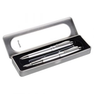 Conjunto de Caneta Tinteiro e Esferográfica Silverstar Pelikan