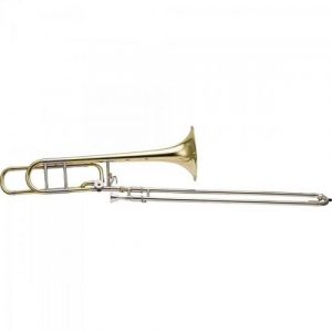 Trombone De Vara Tenor Em Bb/F Hsl-801l Laqueado Harmonics