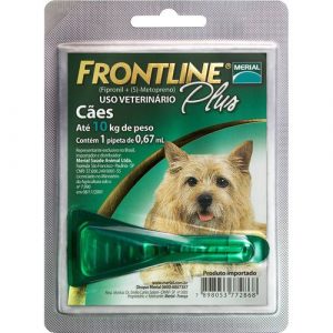 Antipulgas e Carrapatos Frontline Plus para Cães de 1 a 10kg - 1 unidade