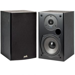 Polk Audio T15 - Par de caixas acústicas Bookshelf 100w 2-vias Preto