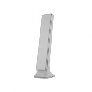 Luminária De Mesa Led Touch Com Relógio Usb Slm-101 Prata Solver