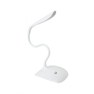 Luminária de Mesa Touch 03 Níveis de Luz Sem Fio 18 Leds – Branco