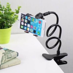 Suporte Universal Articulado Flexível Celular Cama Mesa - Vex Clip