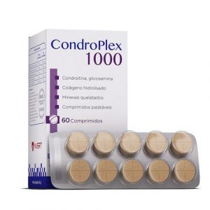 Suplemento Alimentar Condroplex 1000 mg - Cães e Gatos mg com 60 Compr