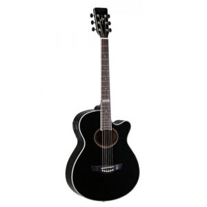 Violão De Aço Elétrico Tagima Dallas Preto Com Afinador