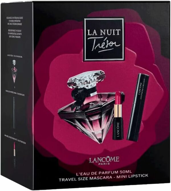 Kit Lancôme La Nuit Trésor - Eau de Parfum 50ml + Máscara de Cílios 4ml + Mini Batom 1,6g - Imagem 2