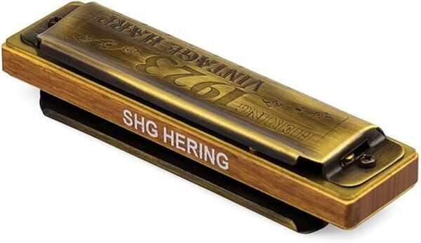 Gaita de Boca Diatônica Hering Vintage Harp 1020C em Dó - Imagem 2
