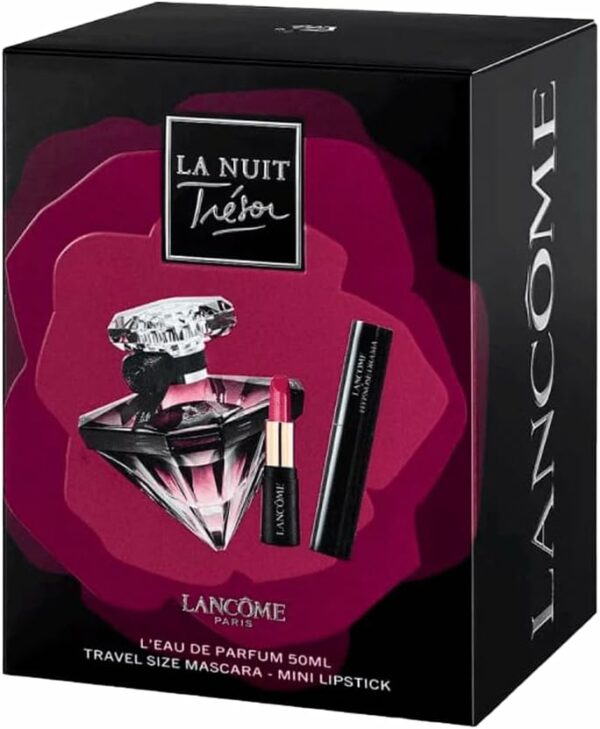 Kit Lancôme La Nuit Trésor - Eau de Parfum 50ml + Máscara de Cílios 4ml + Mini Batom 1,6g - Imagem 3