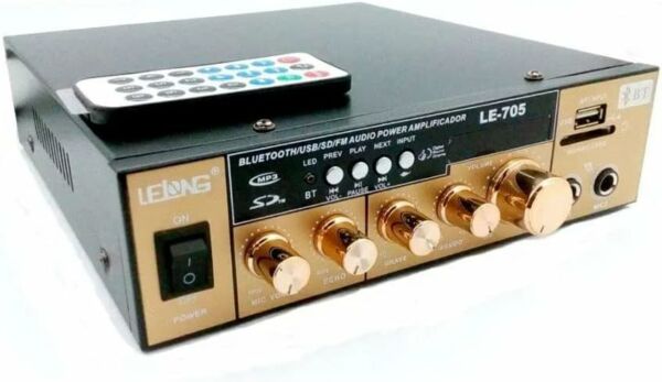 Amplificador de Áudio com Bluetooth Lelong LE-705 - Imagem 3