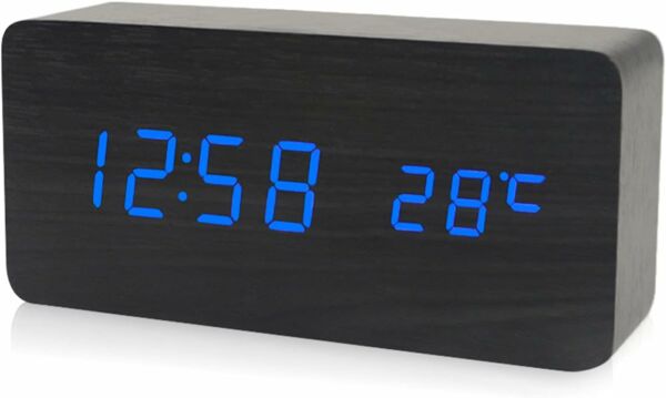 Despertador Digital Honorall Relógio Visor LED - Imagem 4