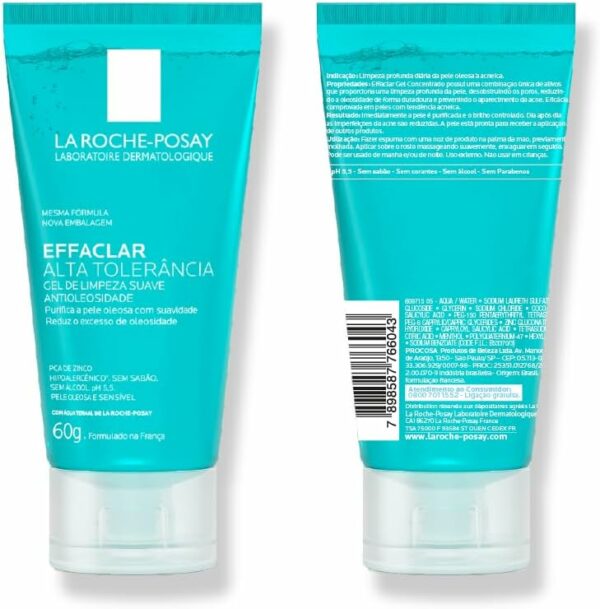 Gel de Limpeza Suave Effaclar Alta Tolerância 60 G La Roche-Posay - Imagem 12
