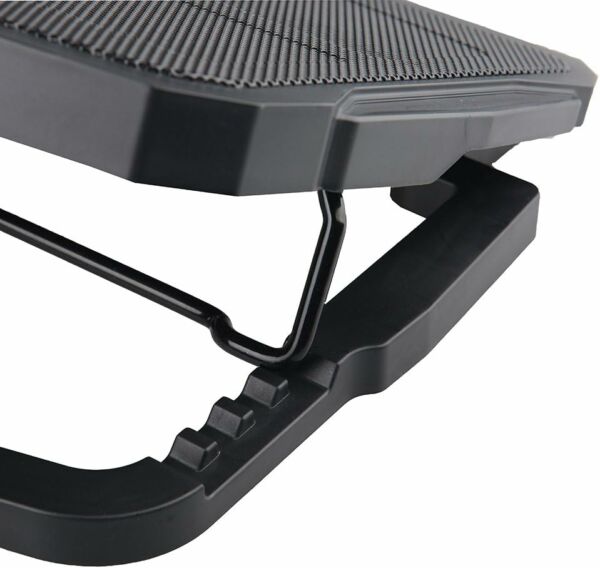Base Para Notebook Gamer 2 Coolers 2 Usb Led Azul Multilaser - Imagem 3
