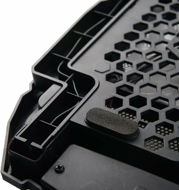 Base Para Notebook Gamer 2 Coolers 2 Usb Led Azul Multilaser - Imagem 4