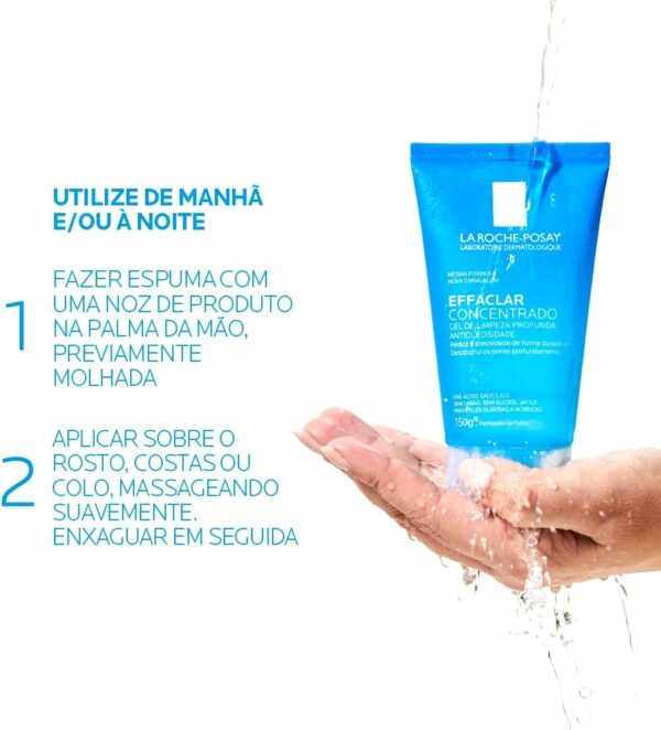Gel de Limpeza Facial La Roche Posay - Effaclar Concentrado - Imagem 6