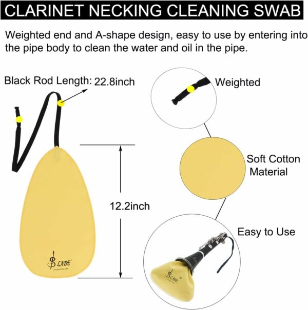 Kit para Limpeza e Manutenção de Clarinete - Imagem 3