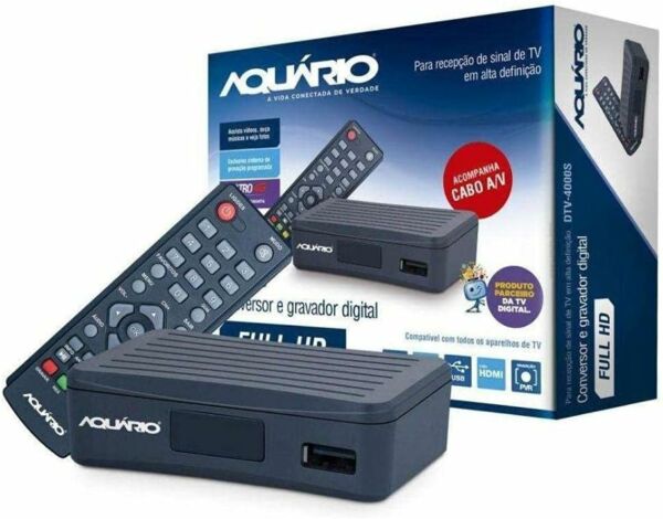 Conversor Gravador Digital Full HD Aquario DTV-4000 - Imagem 2
