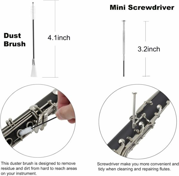 Kit para Limpeza e Manutenção de Clarinete - Imagem 4