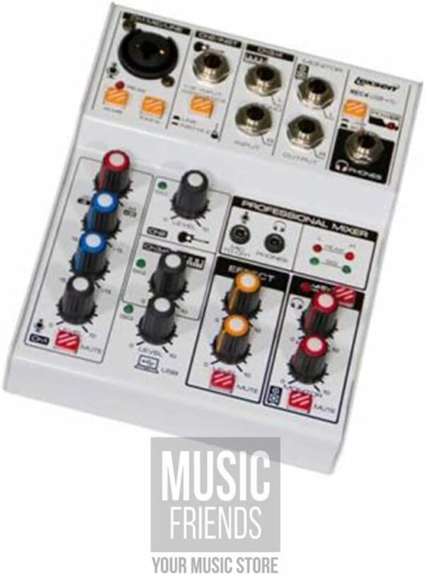 Mesa de Som 4 Canais Efeitos Interface REC 4 Lexsen - Imagem 4