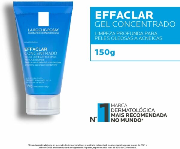 Gel de Limpeza Facial La Roche Posay - Effaclar Concentrado - Imagem 4