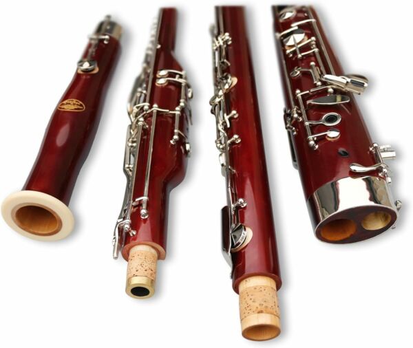 Fagote Madeira Chave 26 Teclas Instrumento de Sopro e Acessórios de Caixa - Imagem 3