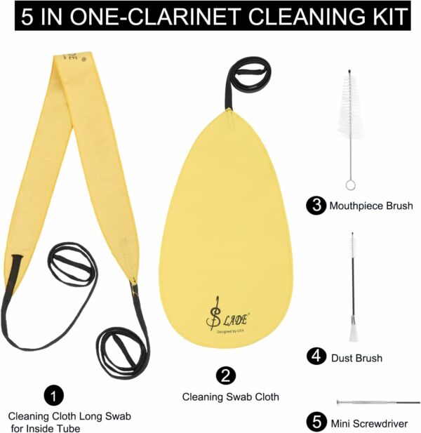 Kit para Limpeza e Manutenção de Clarinete - Imagem 2