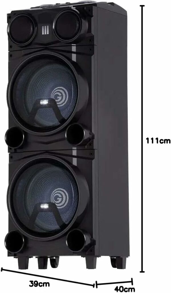 Caixa Amplificada Bluetooth GDB12M 1800W Bivolt Gradiente - Imagem 4