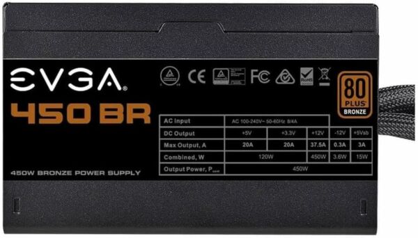 Fonte EVGA ATX 700W BR 80 Plus Bronze 100-BR-0700-K1 - Imagem 4