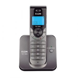 Telefone sem Fio Elgin Premium com identificador TSF7800 Cinza, Elgin, TSF7800, Cinza